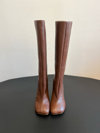 Maison Margiela* thigh-high leather horseshoe boots
