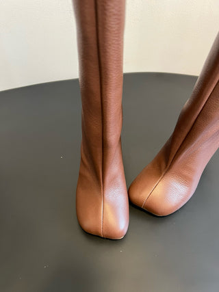 Maison Margiela* thigh-high leather horseshoe boots