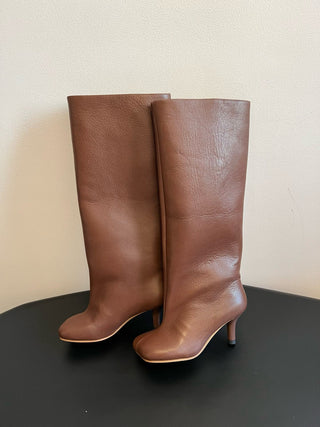 Maison Margiela* thigh-high leather horseshoe boots