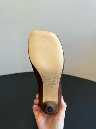 Maison Margiela* thigh-high leather horseshoe boots