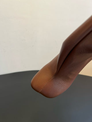 Maison Margiela* thigh-high leather horseshoe boots