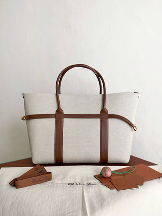 Ghiera Shopper Canvas Shopping Bag 🤎