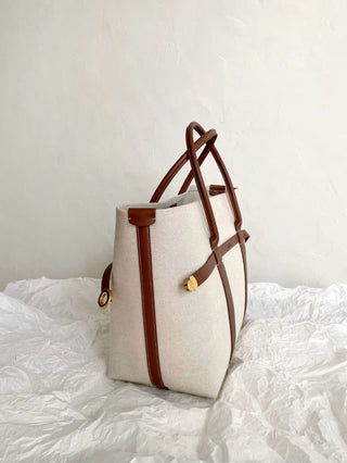 Ghiera Shopper Canvas Shopping Bag 🤎