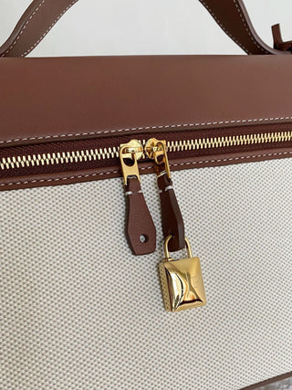 Extra Bag Canvas Brown L27