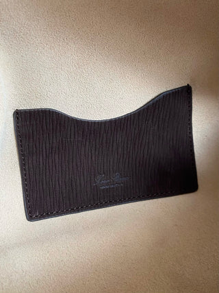 L23 Vertical Striped Coffee Brown