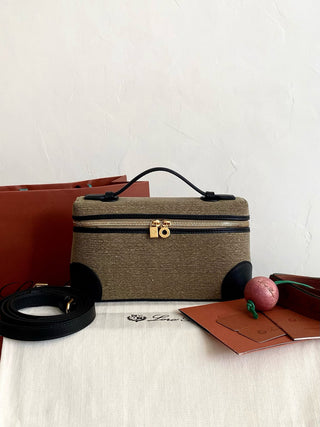 Canvas Black (with Gold Buckle) L19