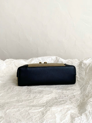 Canvas Black (with Gold Buckle) L19