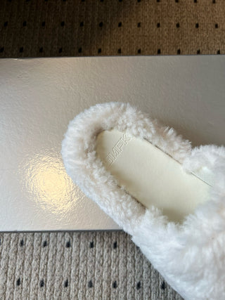 SMF* Platform Plush Open-Toe Slippers