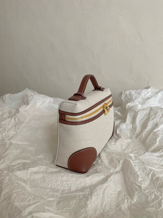 Canvas with Brown Fit (Gold Buckle) L19