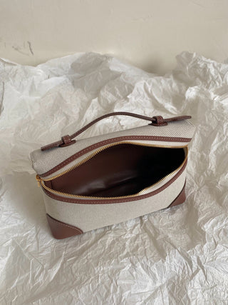 Canvas with Brown Fit (Gold Buckle) L19