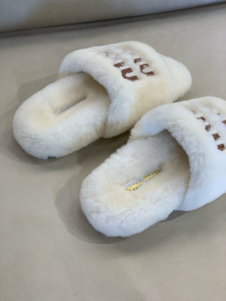 miumi* autumn and winter fur slippers