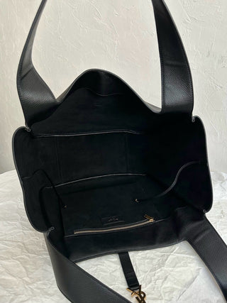 ys1 bea deerskin hobo tote