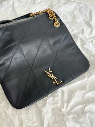 ys1 jamie sheepskin chain bag small black