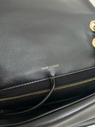 ys1 jamie sheepskin chain bag small black