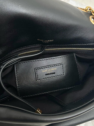 ys1 jamie sheepskin chain bag small black