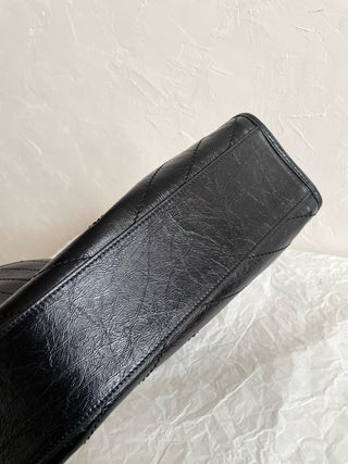 ys1 niki shopping bag medium wax black