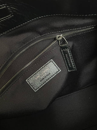 ys1 niki shopping bag medium wax black