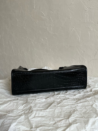ys1 niki shopping bag medium crocodile pattern 🐊
