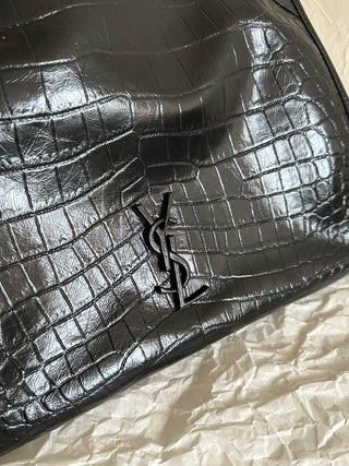 ys1 niki shopping bag medium crocodile pattern 🐊