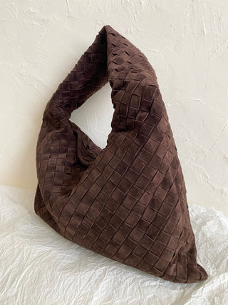 BV Hop Suede Black Brown Small