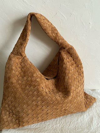 BV Hop Suede Light Brown Large