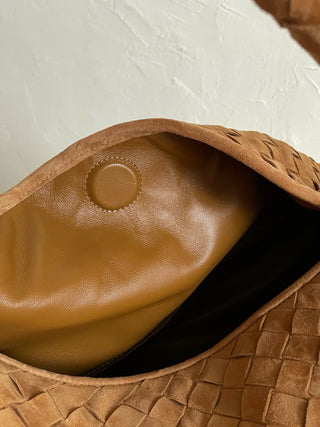 BV Hop Suede Light Brown Large
