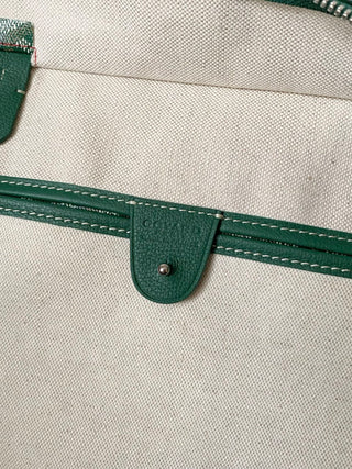 Zip-Up Tote Shopping Bag, Large/Medium, Green