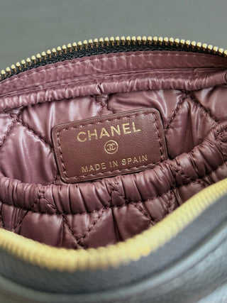 Chane* 25C Small Toiletry Bag in Lychee Leather