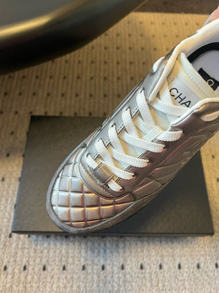 CHANE* Glossy Plaid Versatile Sneakers (German Training Shoes)