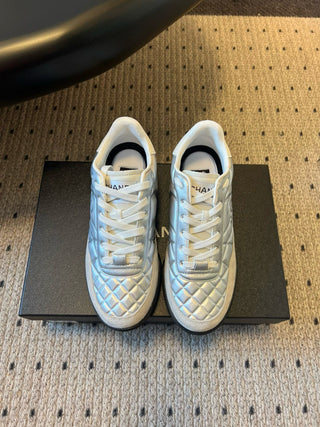 CHANE* Glossy Plaid Versatile Sneakers (German Training Shoes)