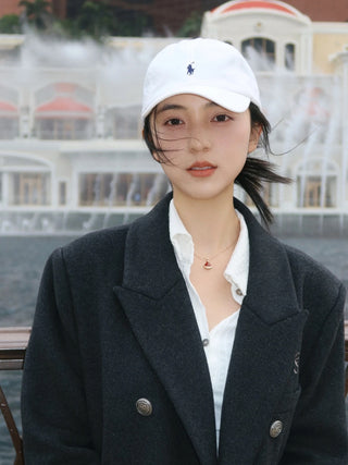 𝐵𝑉𝐿𝐺𝐴𝑅𝐼 Small fan necklace with diamonds, red agate and rose gold (925 silver)