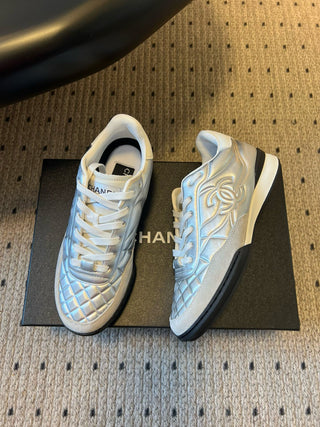 CHANE* Glossy Plaid Versatile Sneakers (German Training Shoes)