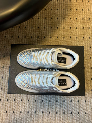 CHANE* Glossy Plaid Versatile Sneakers (German Training Shoes)