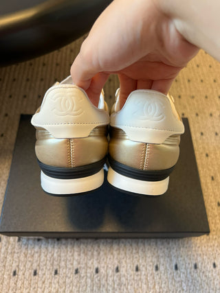 Glossy Plaid Versatile Sneakers (German Training Shoes)