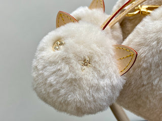 Lambswool plush cap bag, Na Ying style, CAPUSNOW handbag