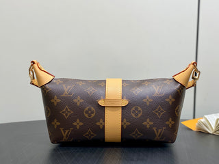 Vintage monogrammed underarm bag