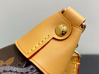 Vintage monogrammed underarm bag