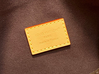 Vintage monogrammed underarm bag