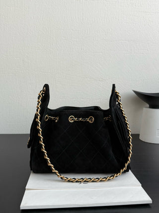 Chane* 26C Suede Black Min