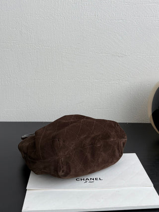 Chane* 26C Suede Ingot Handbag (Large)