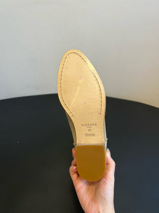 SARTOR* Retro Flared Cutout Cowboy Boots