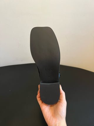 cool square-toe thigh-high biker boots