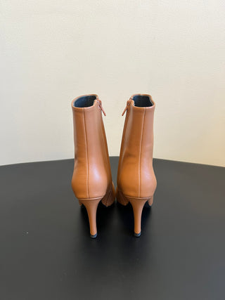 Saint Lauren* minimalist high-luxury classic pointed-toe high-heeled ankle boots