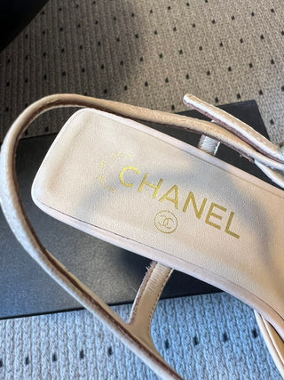 26ss Low-heeled ankle sandals with bow