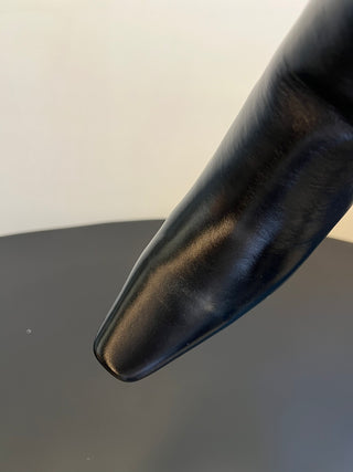 Saint Lauren* minimalist high-luxury classic pointed-toe high-heeled boots