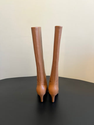 Saint Lauren* minimalist high-luxury classic pointed-toe high-heeled boots