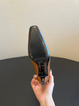 Saint Lauren* minimalist high-luxury classic pointed-toe high-heeled boots