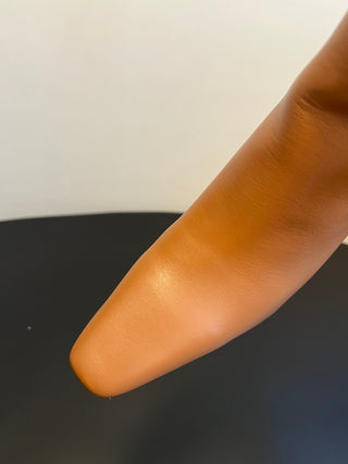 Saint Lauren* minimalist high-luxury classic pointed-toe high-heeled boots