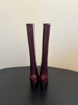 Saint Lauren* minimalist high-luxury classic pointed-toe high-heeled boots