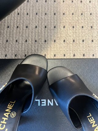 Spring/Summer New High-Heeled Mule Slippers